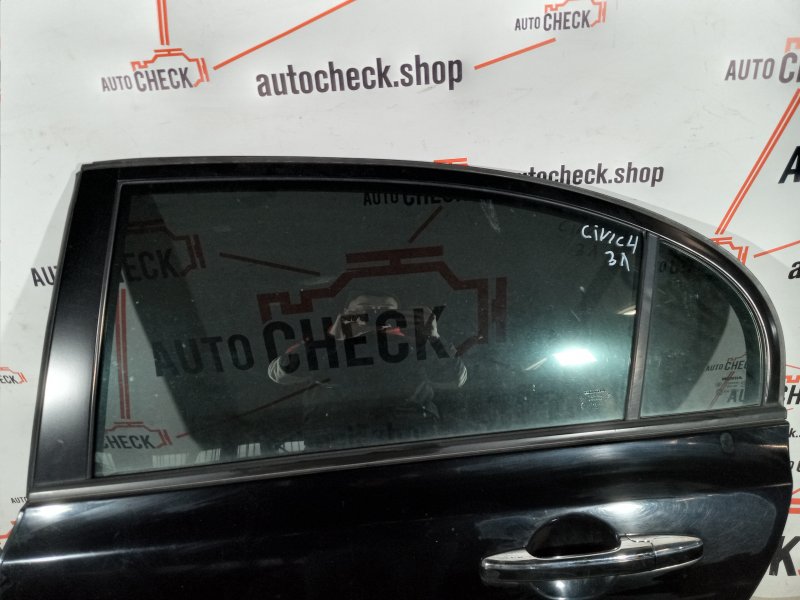 Стекло задней левой двери заднее левое Honda Civic 4d 2008 Седан 1.3 гибрид LDA2 73450-SNA-A00 контрактная
