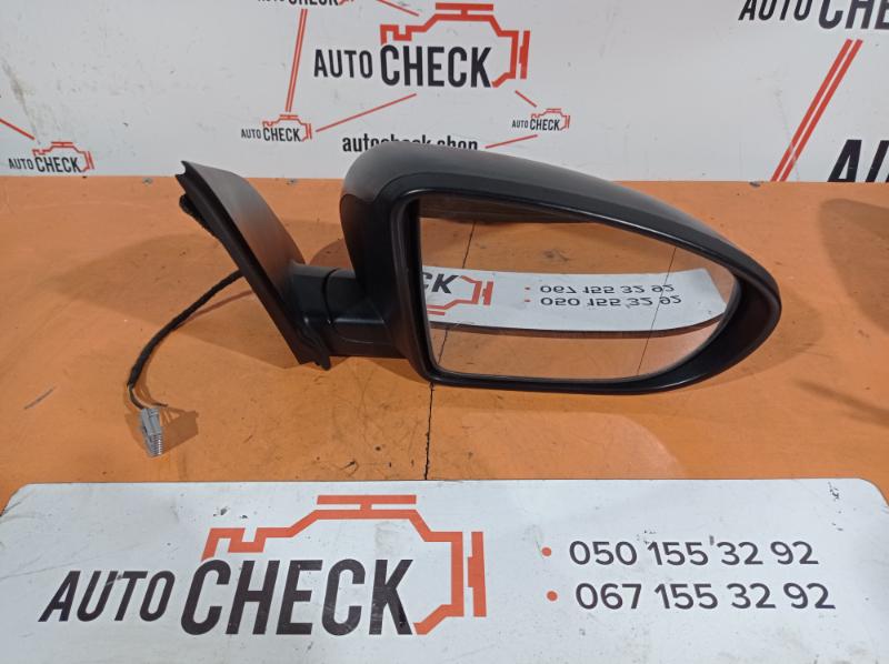 Зеркало заднего вида правое в сборе Nissan Qashqai 2007 Внедорожник 2.0 бензин 96301-BR72A Б/У