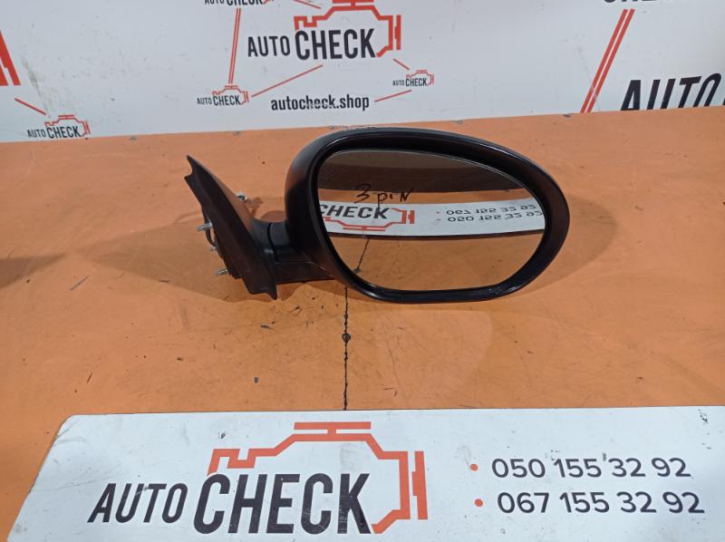 Зеркало заднего вида правое в сборе Nissan Juke 2011 Внедорожник 1.6 бензин 963011KA1E Б/У