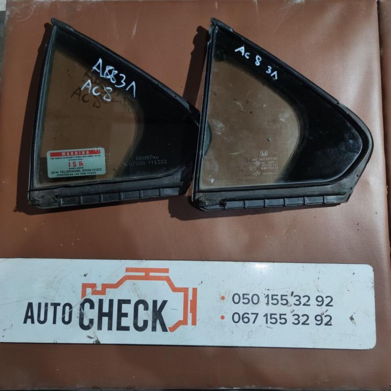 Стекло кузовное заднее левое Honda Accord 8 2008-2012 Седан 2.0 Б/У